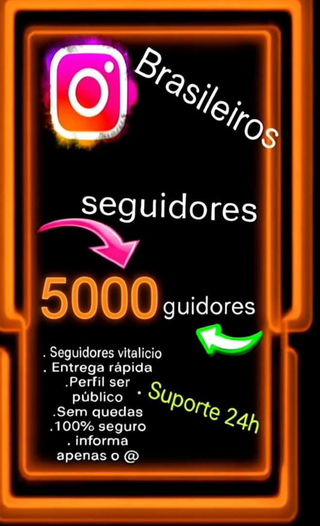 5.000 Seguidores Brasileiros