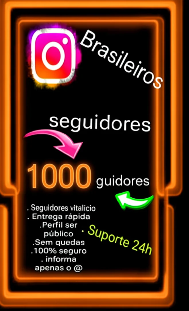 1.000 Seguidores Brasileiros