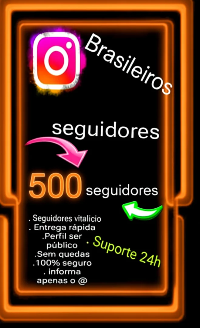 500 Seguidores Brasileiros